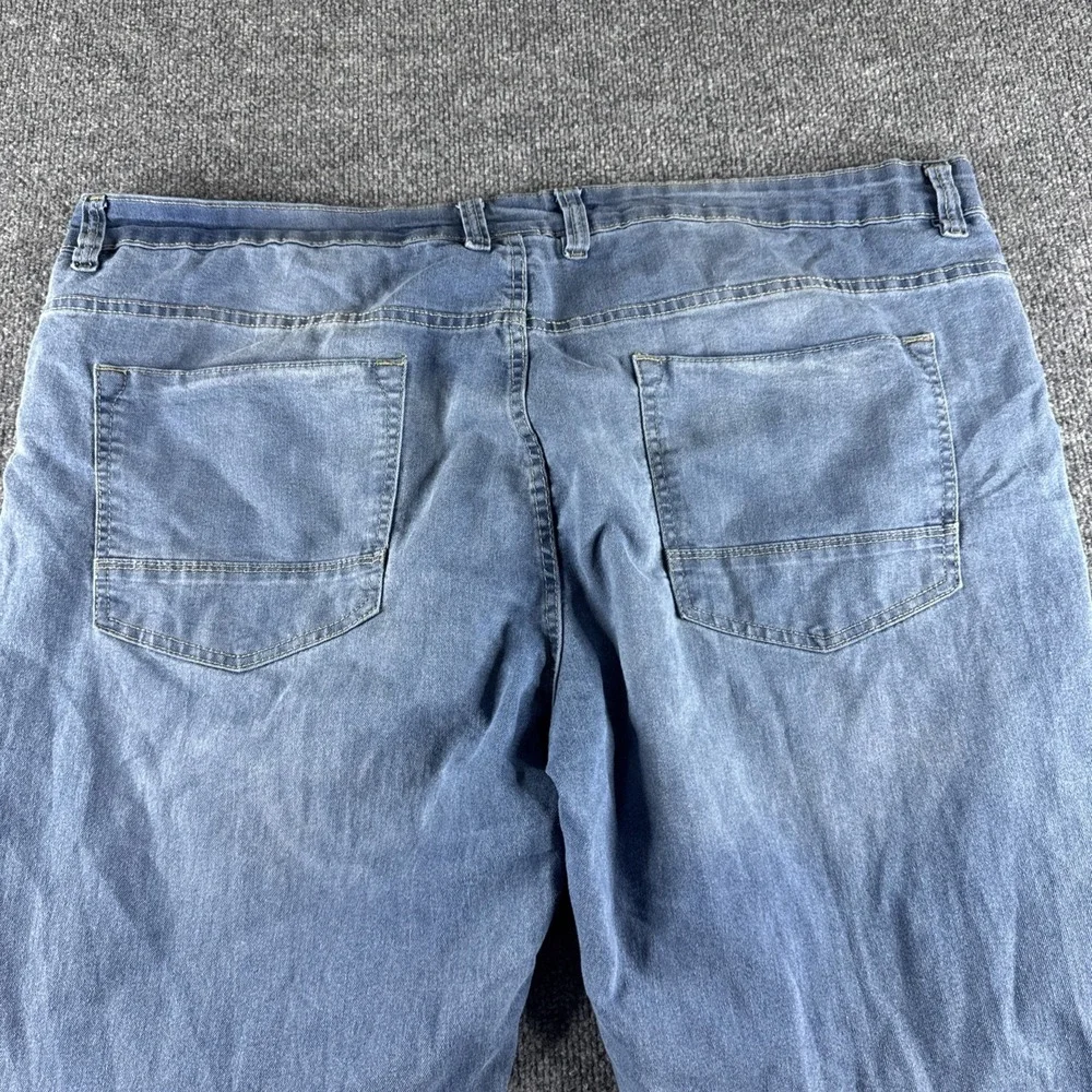 Free Planet Sustainable Denim Medium Wash Straight Jeans Men's 44x32